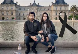 Ella era Ana Paula, la esposa embarazada de Jonathan Meléndez, tecladista de Camilo Séptimo