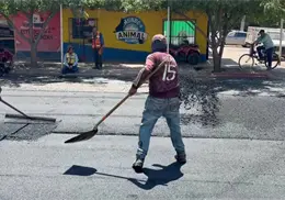 Empalme mejora su infraestructura vial con rehabilitación en calle Benito Juárez