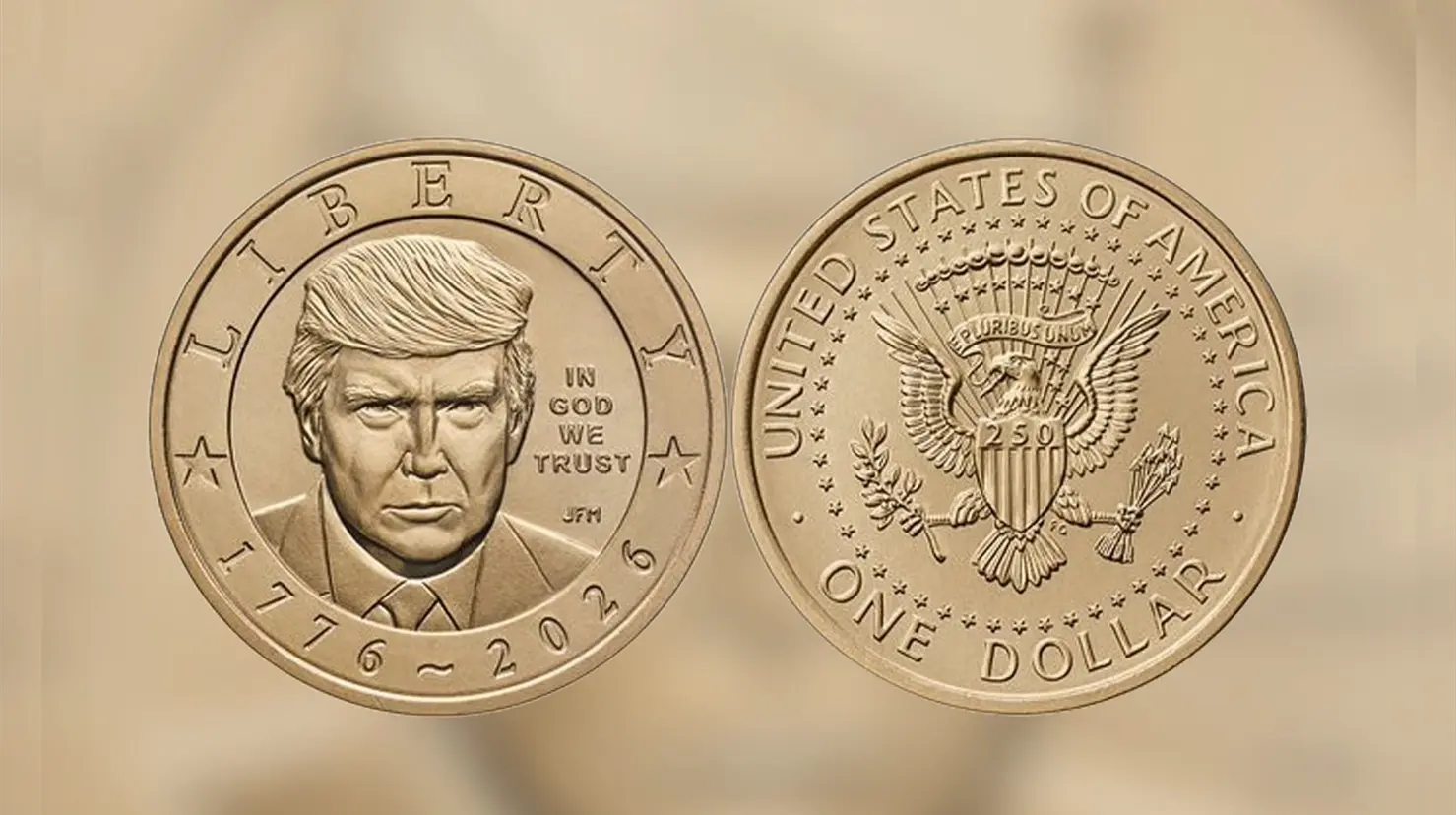Moneda de 1 dólar con rostro de Trump sale a la venta: Conoce su diseño y precio
