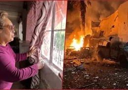 Sin apoyos tras el coche bomba, familias reparan sus viviendas