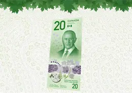 Canadá presenta nuevo billete de 20 dólares con la imagen del rey Carlos III