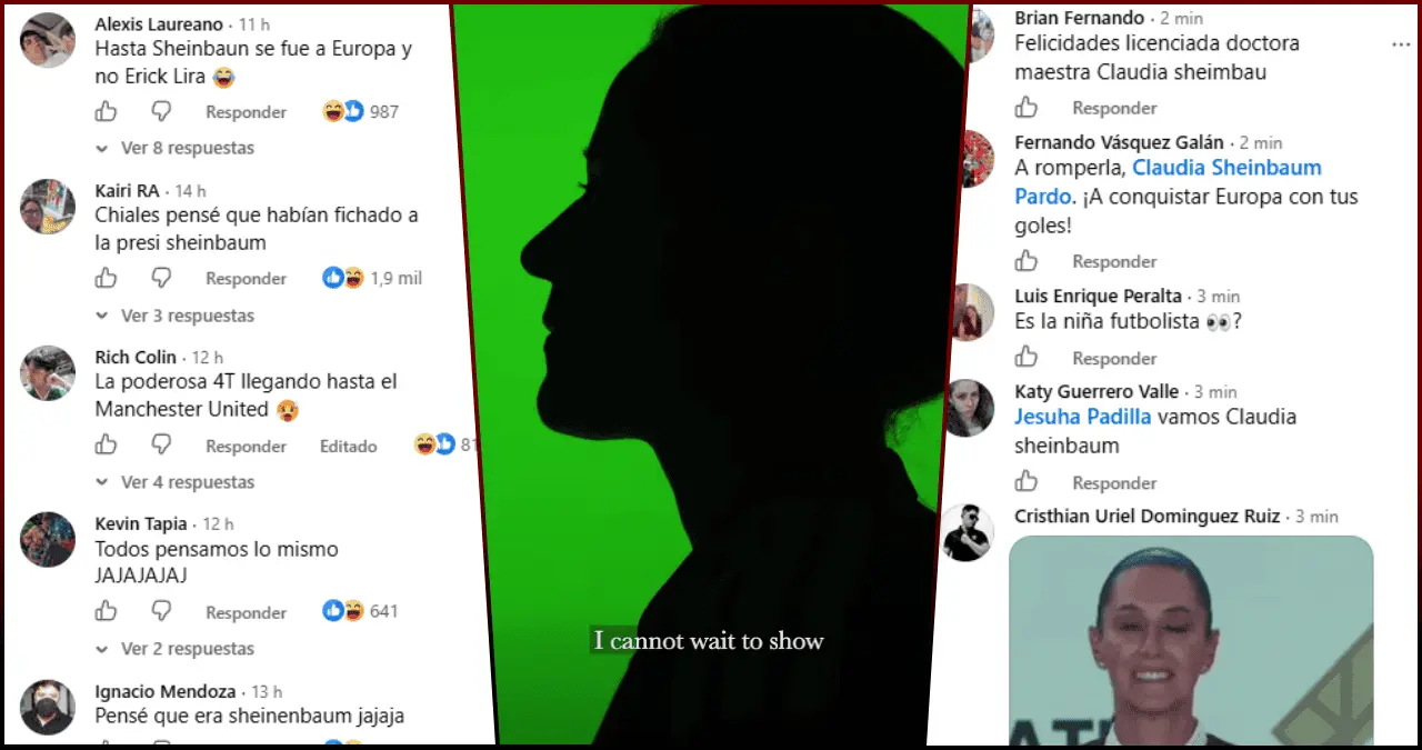 Algunos de los comentarios de la pagina de Facebook de Manchster United Women (Créditos Redes Sociales)