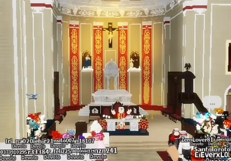 La misa llegó a Roblox: iglesia de Chiclayo reúne a jugadores en un templo virtual