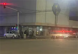 Motociclista sale herido al chocar en la No Reelección Motociclista sale herido al chocar en la No Reelección