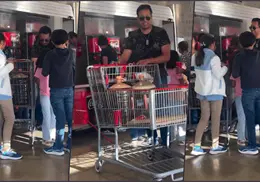VIDEO | “No que un México sin hambre Claudia”: Llenan garrafones de 20 litros con refresco en una tienda de autoservicio