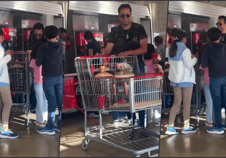 VIDEO | “No que un México sin hambre Claudia”: Llenan garrafones de 20 litros con refresco en una tienda de autoservicio
