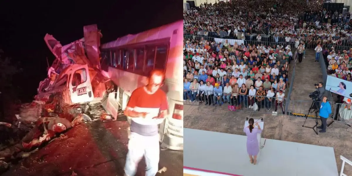 Personal de emergencia acudió al sitio para auxiliar a los pasajeros y realizar las labores correspondientes después del impacto. (créditos: redes sociales)