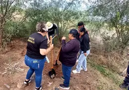 Buscadoras hallan restos óseos en Huatabampo Buscadoras hallan restos óseos en Huatabampo