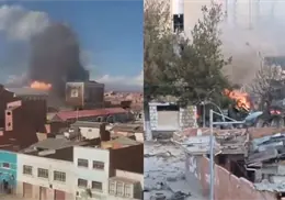 VIDEO | Doble explosión sacude base militar en Bolivia: hay dos muertos, 81 heridos y siete desaparecidos