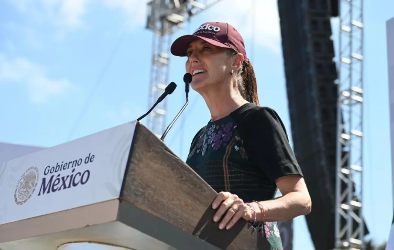 Claudia Sheinbaum niega compra de votos durante gira en Baja California Sur