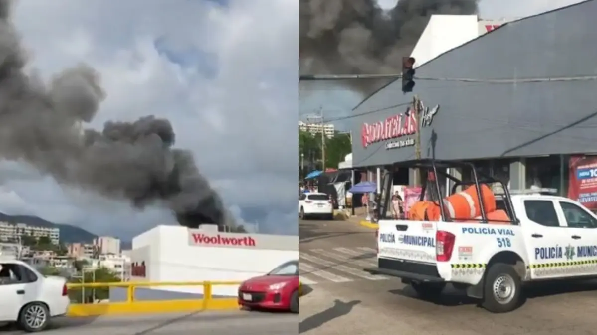 Bomberos atendieron el siniestro registrado en Woolworth FUENTES: X