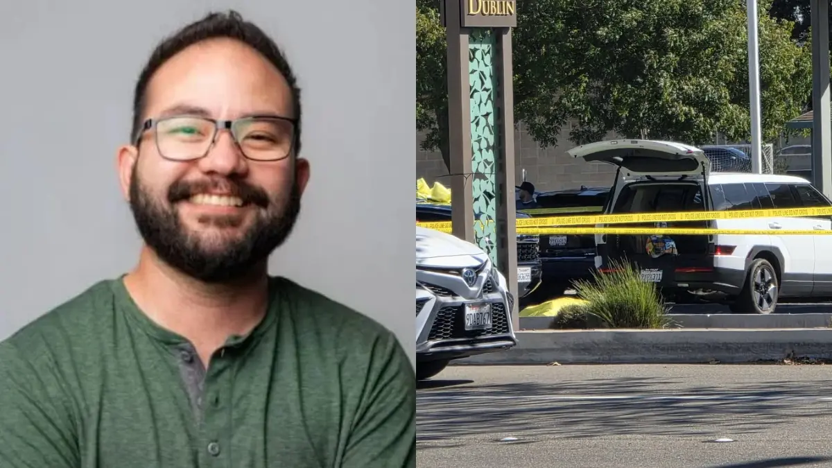 Jonathan McKinsey, de 40 años, fue asesinado en un estacionamiento de Dublín, California FUENTES: X