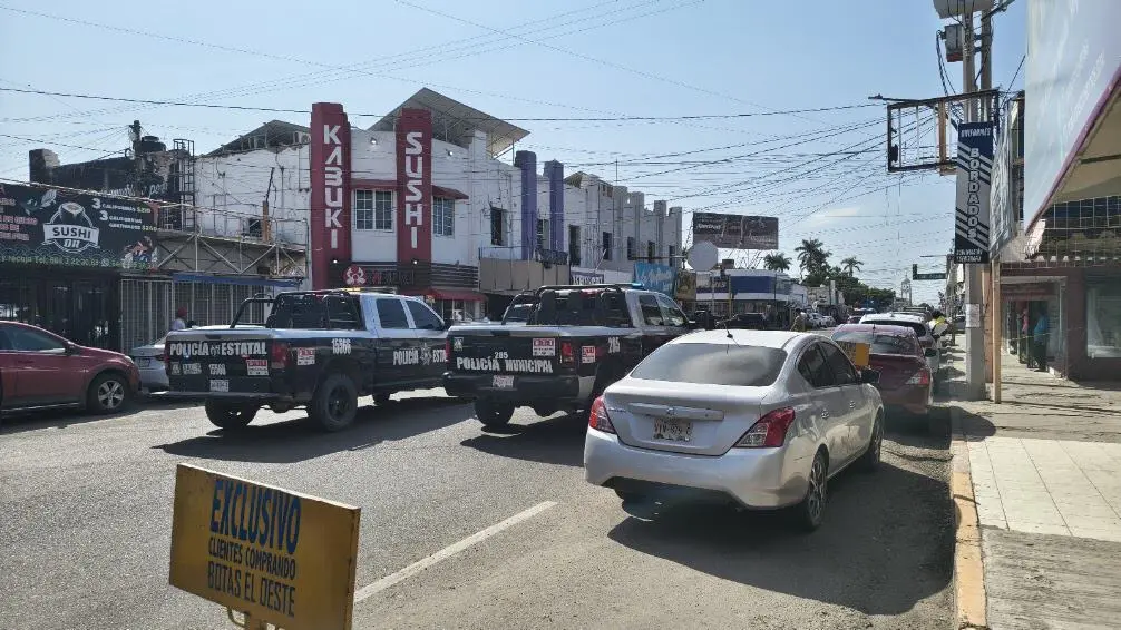 Foto: Román González // La víctima fue trasladada a bordo de una unidad de Cruz Roja