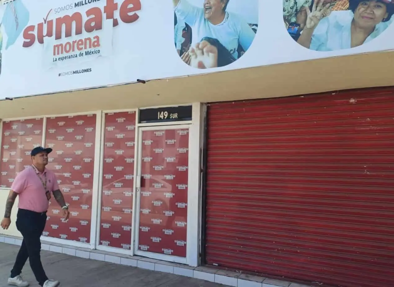 Comité Municipal de Morena en Cajeme. Foto: Diario del Yaqui