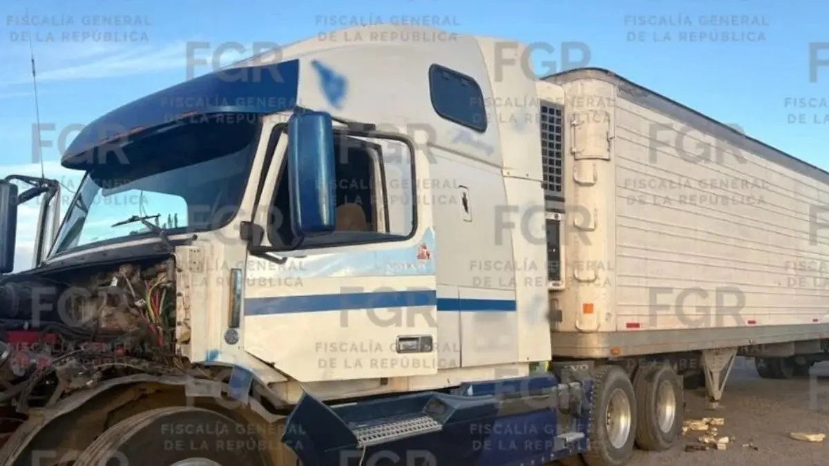 Gabriel “N” fue detenido en una carretera de Sonora cuando transportaba droga desde Jalisco hacia Mexicali, escondida en los neumáticos de la unidad FUENTES:X