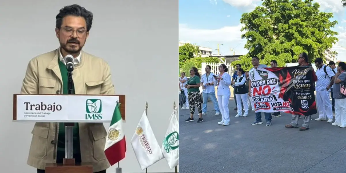 Marath Bolaños y autoridades federales participan en el diálogo para definir las condiciones económicas del personal médico y administrativo. (Mañanera)