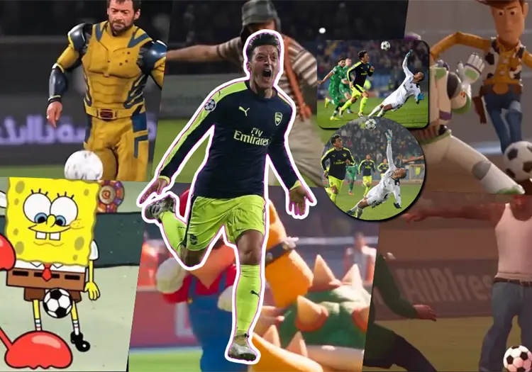 El gol de Özil que la IA intenta imitar y vuelve a conquistar internet