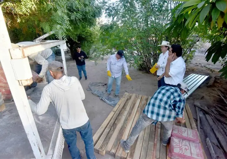 Llevarán materiales a 271 familias que perdieron su casa en Navojoa