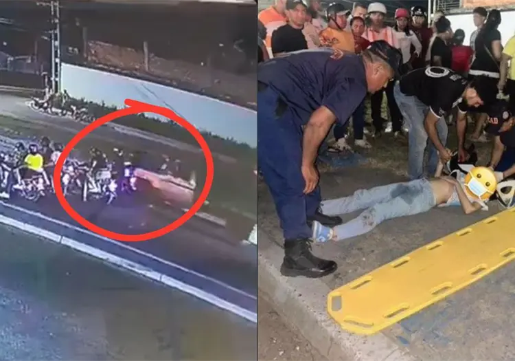 VIDEO | Joven de 18 años fallece tras accidente entre camión de carga y motocicletas