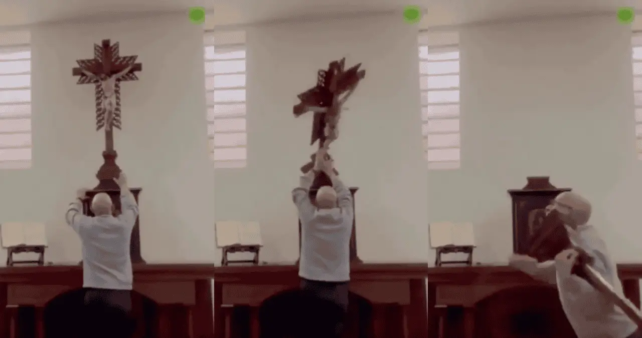 El accidente quedó registrado en video y generó reacciones en redes sociales, días después de la muerte de un religioso en Ecuador en un hecho similar (Créditos: Alerta News 24)