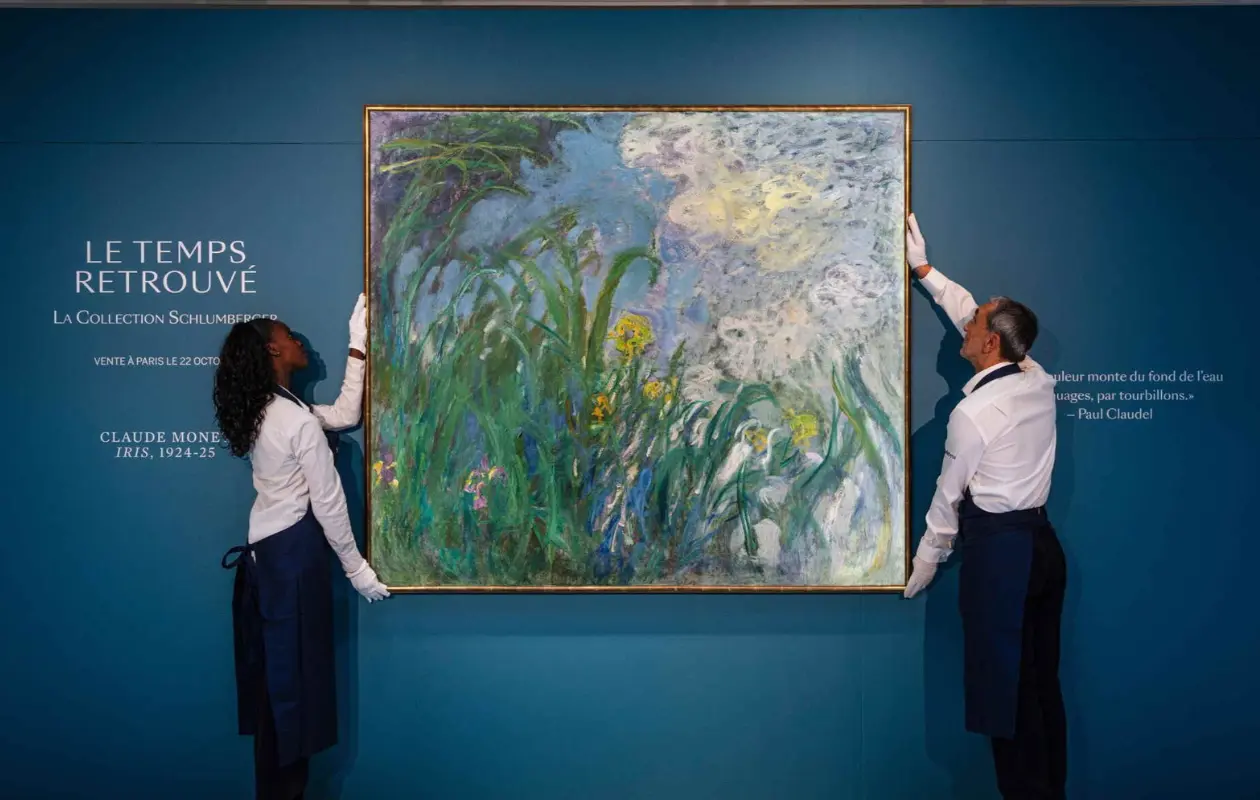 Monet rompe récord en Francia: su cuadro “Iris” se vende por 50 millones de euros
