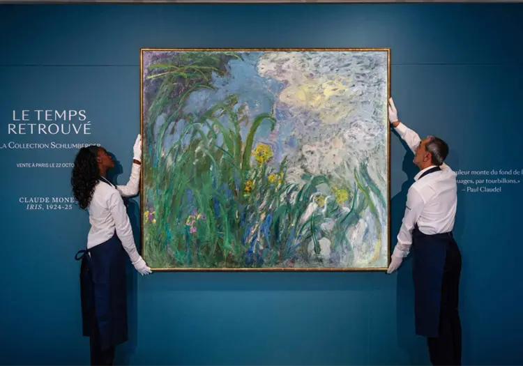 Monet rompe récord en Francia: su cuadro “Iris” se vende por 50 millones de euros