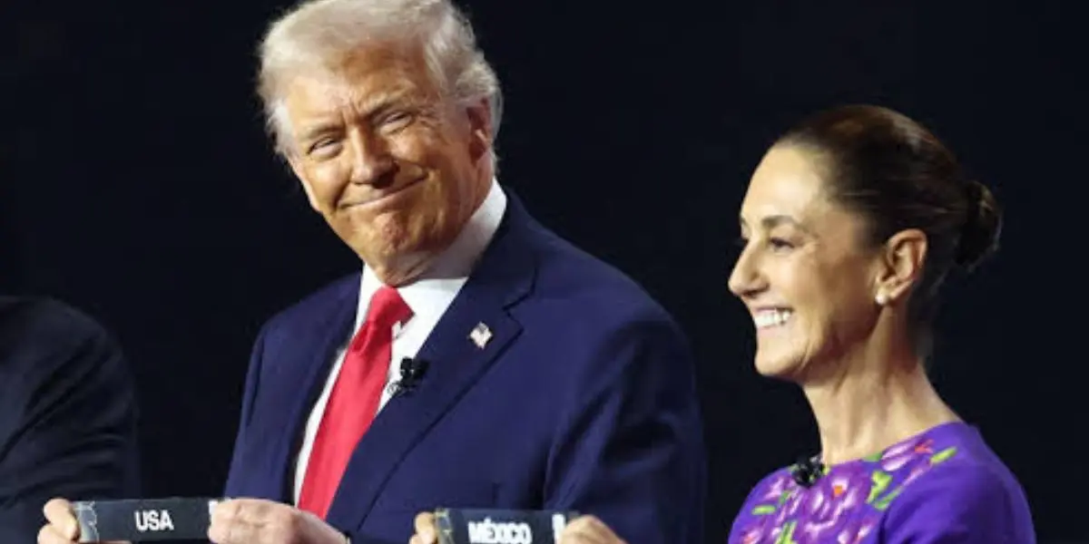 Claudia Sheinbaum y Donald Trump mantienen diálogo para modificar condiciones de intercambio económico entre ambas naciones, en medio de tensiones por el T-MEC. (créditos: El Financiero)