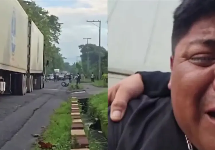VIDEO | Periodista guatemalteco descubre que su hermano murió en accidente mientras cubría la tragedia