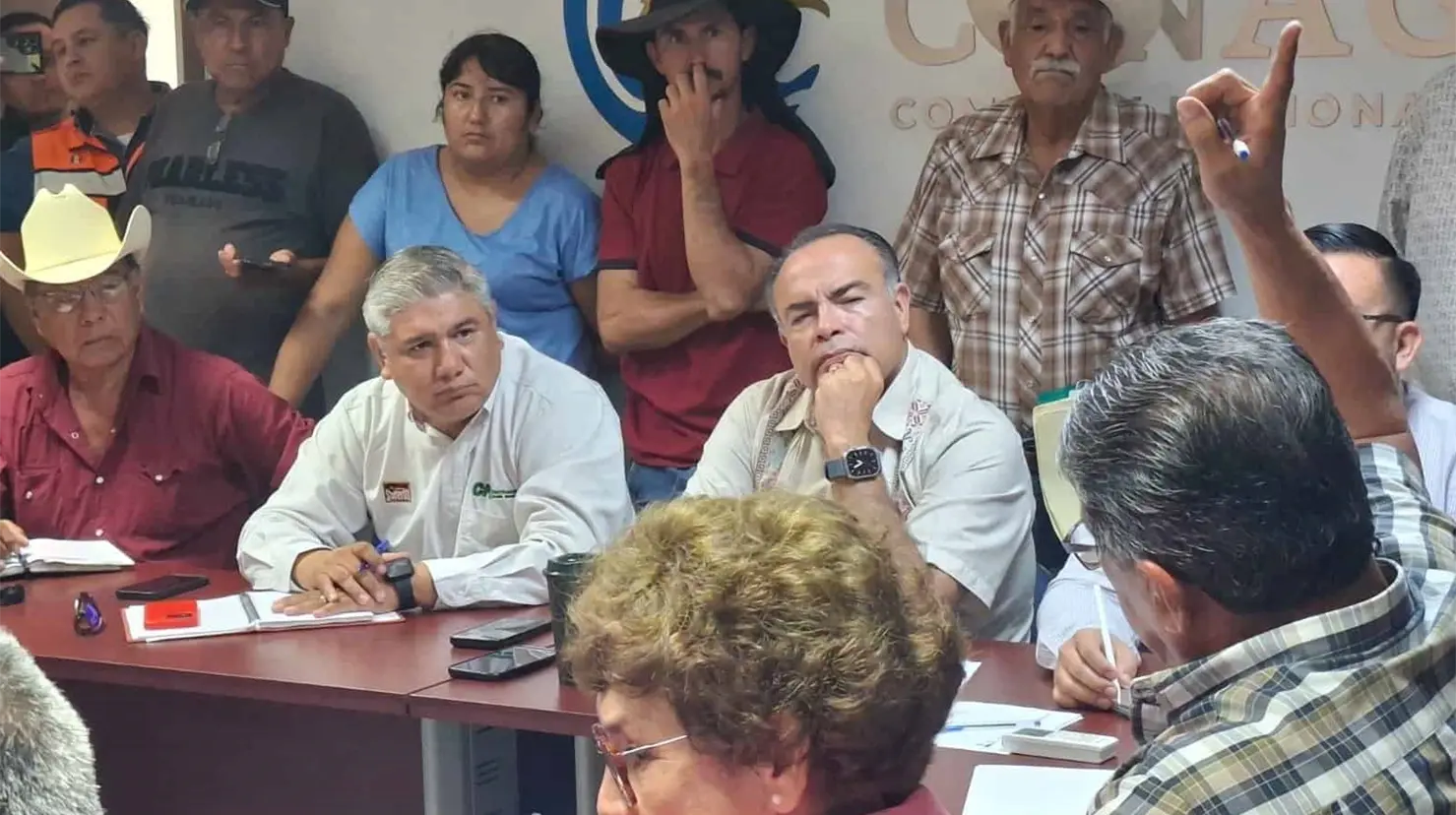 Reunión de habitantes de Buenavista con funcionarios de Conagua: Foto: archivo