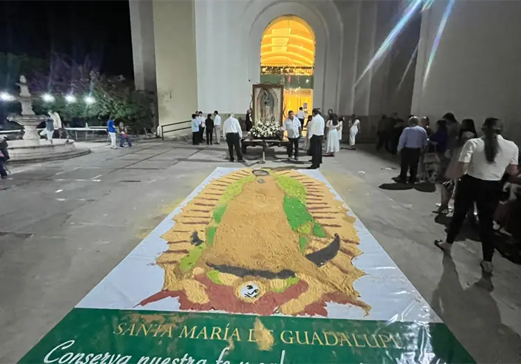 Realizan Homenaje Guadalupano en Ciudad Obregón