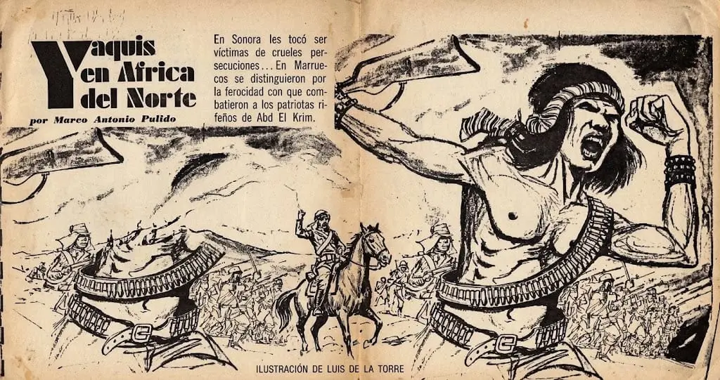 La evidencia permite hablar de un pequeño grupo de yaquis que llegó a África, mientras el número total de participantes y el destino de varios de ellos siguen sin esclarecerse (Créditos: Facebook)