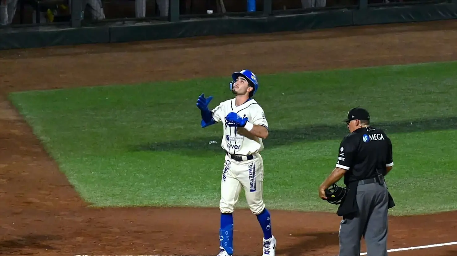 El equipo de Ciudad Obregón ganó el primero de la serie en el Estadio Yaquis. Foto: Cortesía