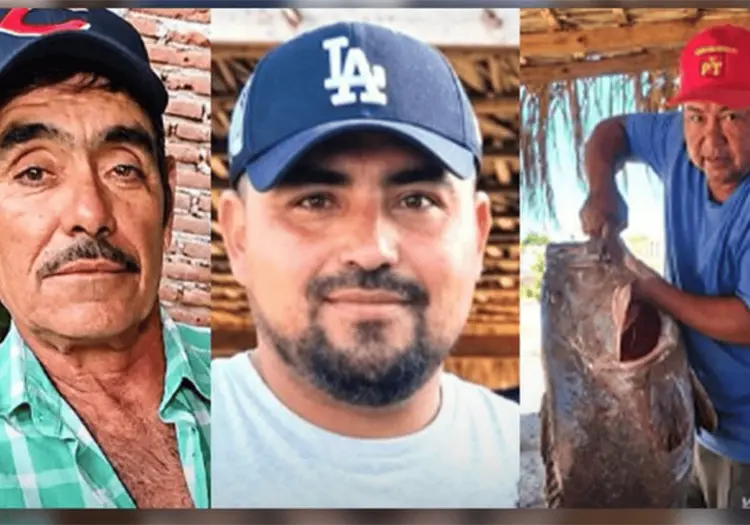 Rescatan con vida a tres pescadores desaparecidos en Guaymas tras cuatro días a la deriva