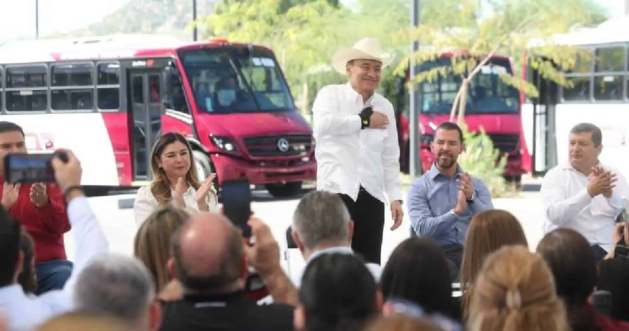 A la fecha se han sumado 175 autobuses nuevos al sistema de transporte urbano de Hermosillo. Foto: Cortesía
