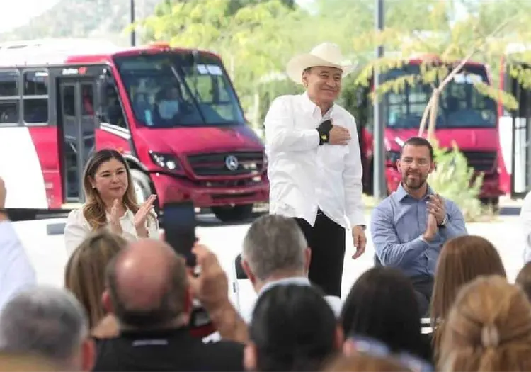 Alfonso Durazo fortalece transporte urbano de Hermosillo con 20 nuevos autobuses
