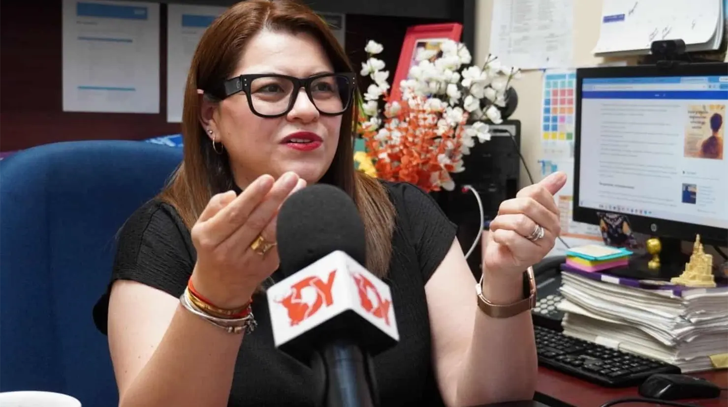 Giovana Rocío Díaz Grijalva, presidenta del Colegio de Profesionales de la Psicología en Sonora. Foto: Diario del Yaqui