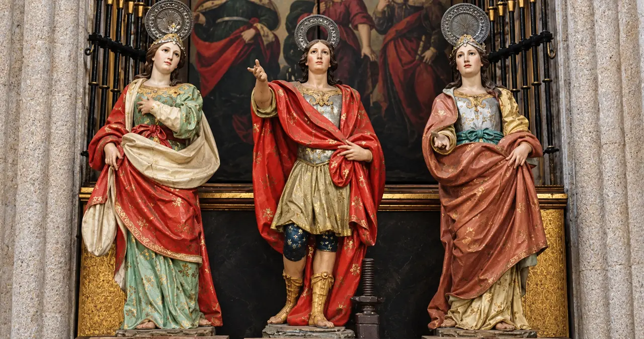 San Vicente, Santa Sabina y Santa Cristeta son recordados por la Iglesia católica cada 27 de octubre por su valentía y fidelidad a la fe cristiana durante las persecuciones del Imperio romano. Foto: Internet