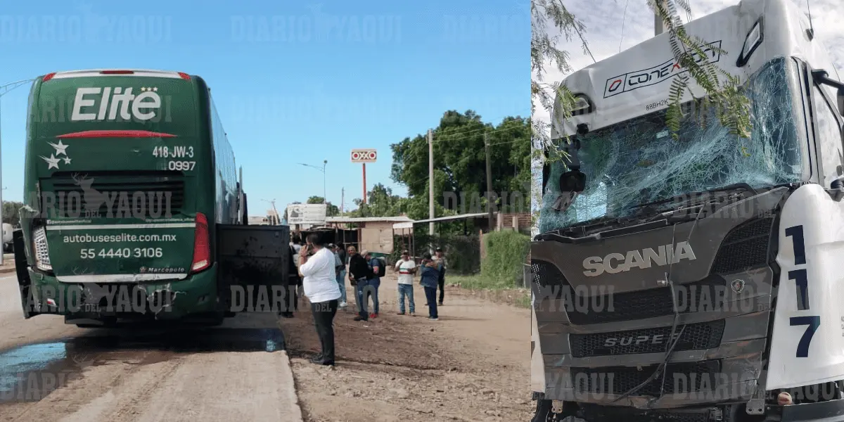Ambas unidades resultaron con daños considerables después de la colisiónFoto: Cortesía