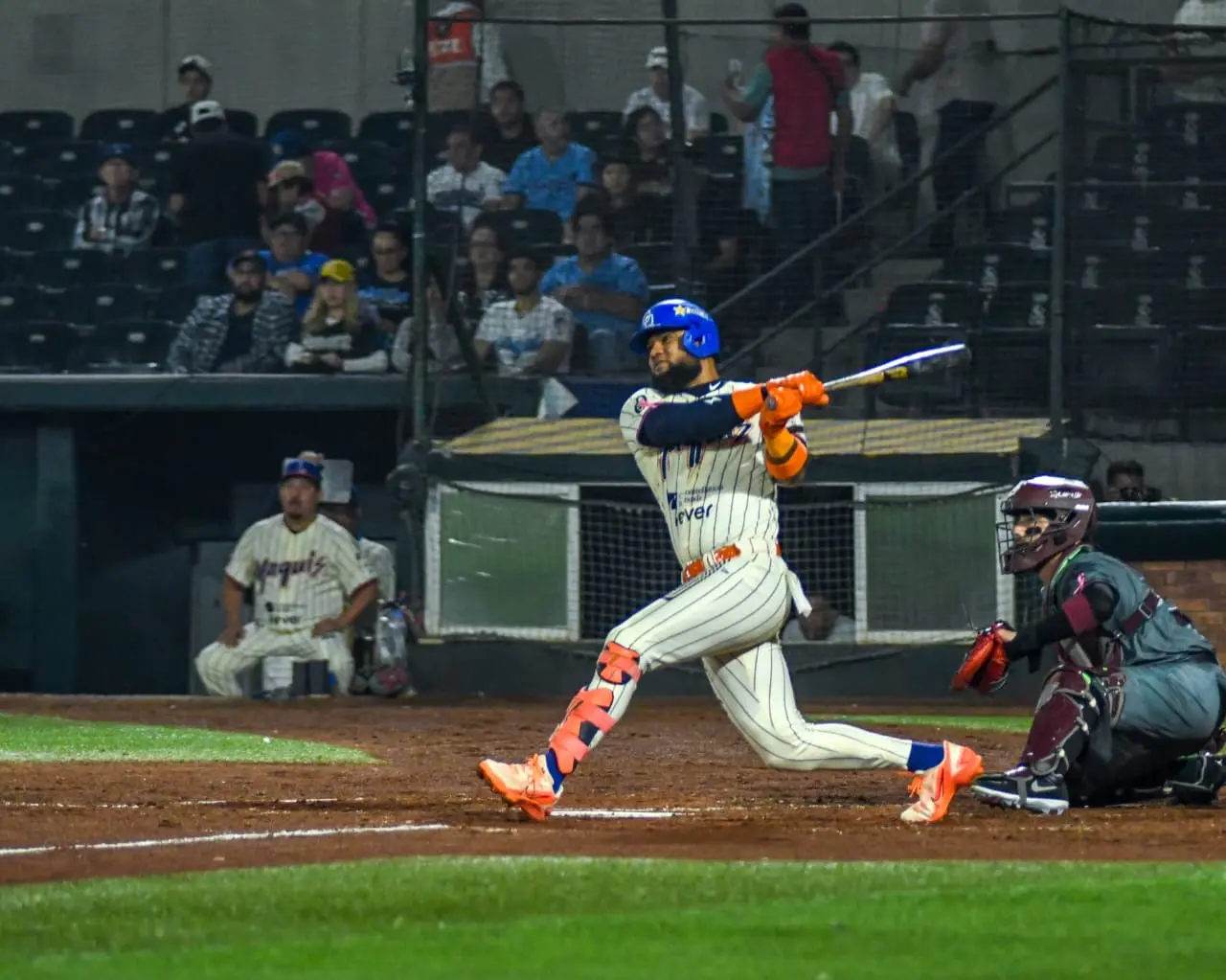Obregón se impuso en el primero de la serie en el Estadio Yaquis. Foto: Cortesía