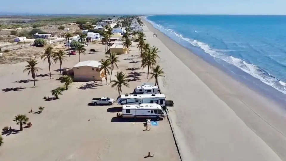 Vista panorámica de una de las mejores playas de Sonora. Foto: Cortesía