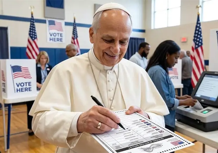 León XIV, el primer papa en votar en una elección de Estados Unidos