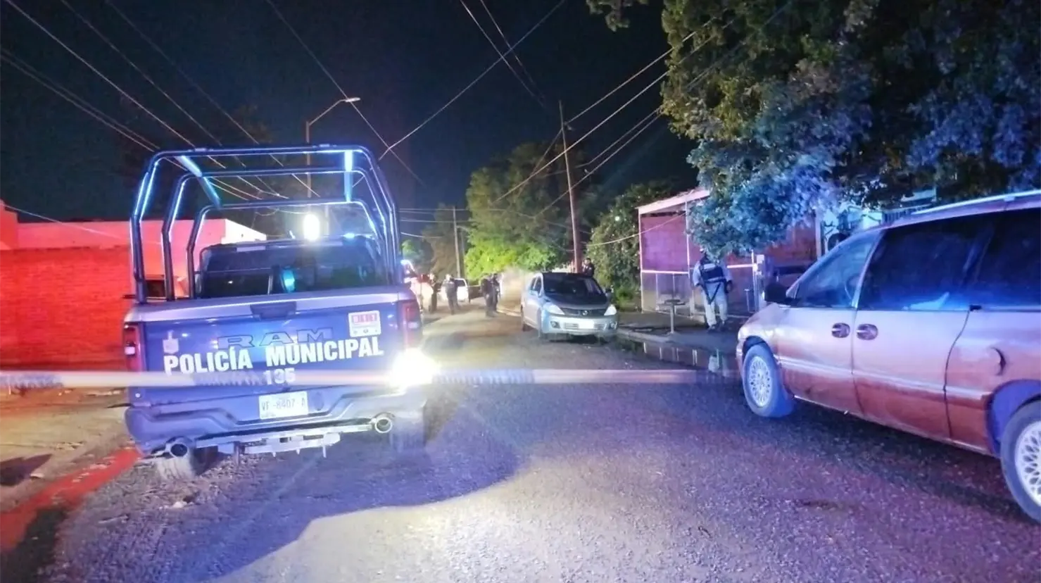 Foto: Román González // El lugar fue resguardado por agentes policiacos